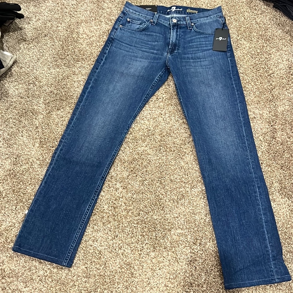 For all 7 mankind jeans size 30 slimmy